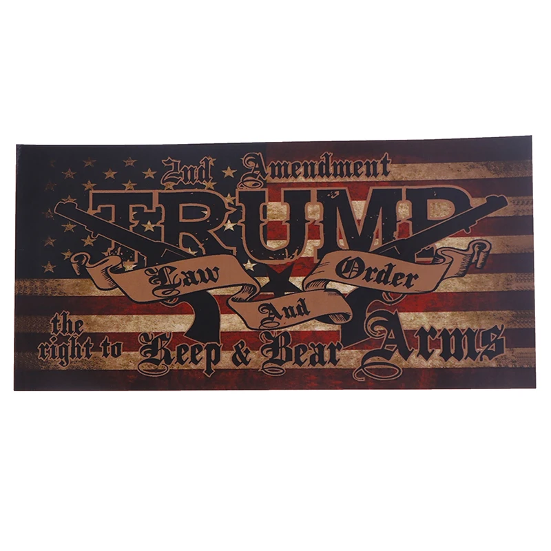 

Self Adhesive Car Bumper Stickers With Lettering Donald Trump President Campaign Decal Accessories 6.2*2.9in