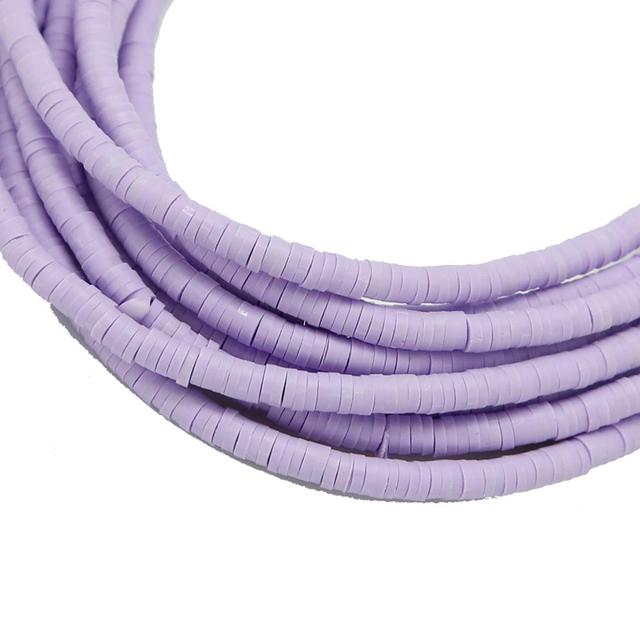 3 4 5 6mm Flat Round Polymer Resin Clay Beads Chip Disk Loose Spacer Handmade Beads For DIY Jewelry Making Bracelets