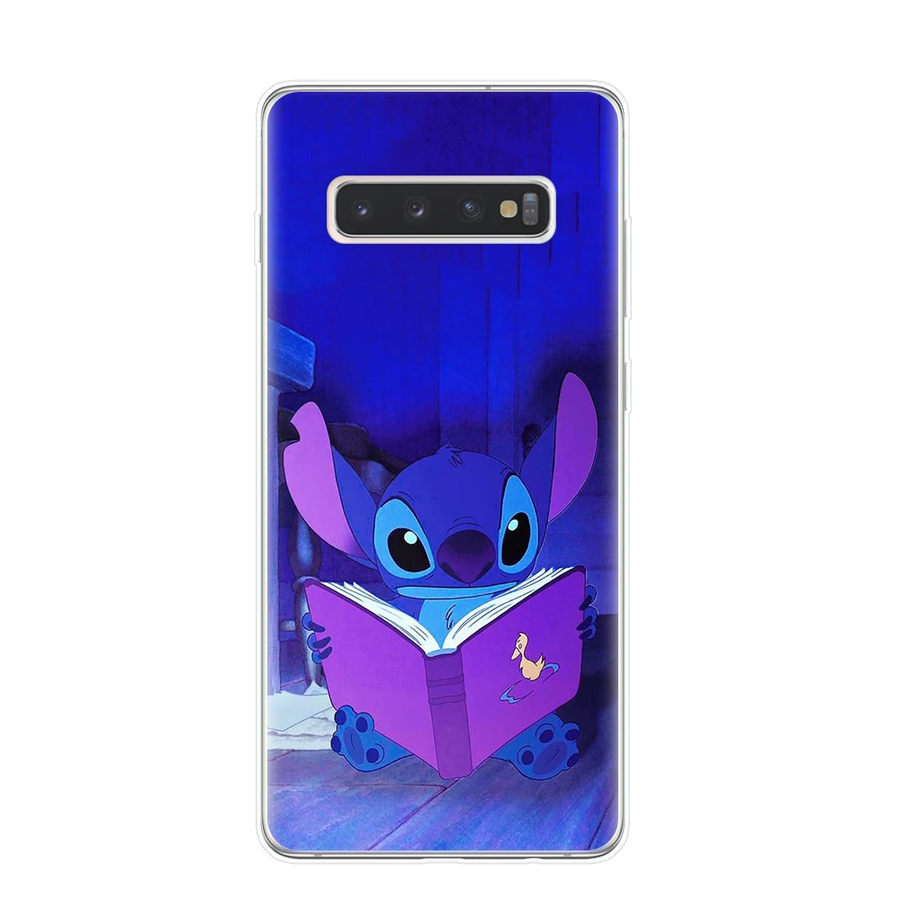 T7622 Мягкий чехол для телефона из ТПУ для samsung S6 S7 Edge S8 S9 S10 Plus Lite S10E 5G Note 8 9 10 Pro милый чехол с мультяшным стежком - Цвет: T7622
