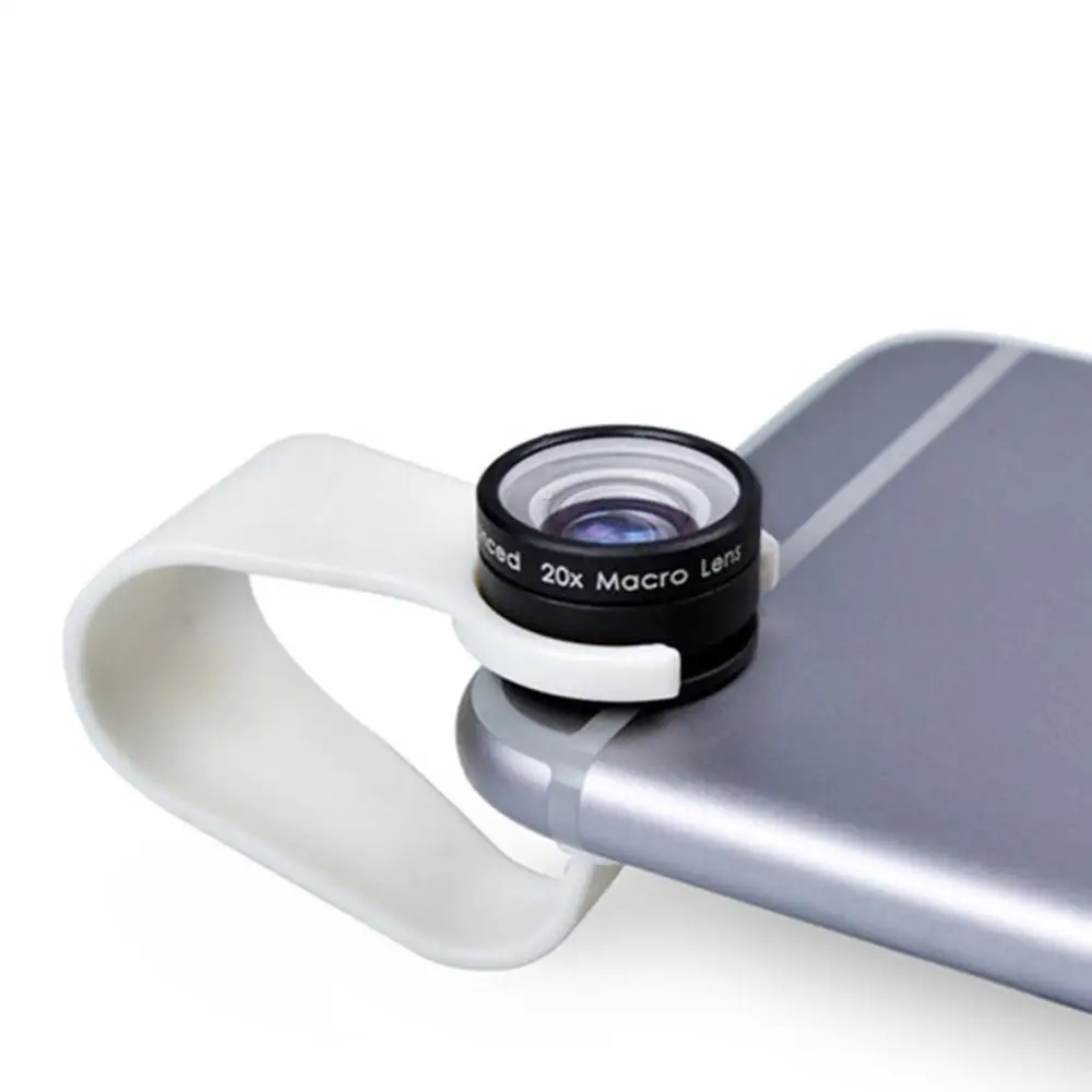 Макро-объектив для мобильного телефона 20X Супер Макро-линзы для мобильного телефона для huawei xiaomi iPhone 6 7 8 10 samsung Используйте только Расстояние 1 см