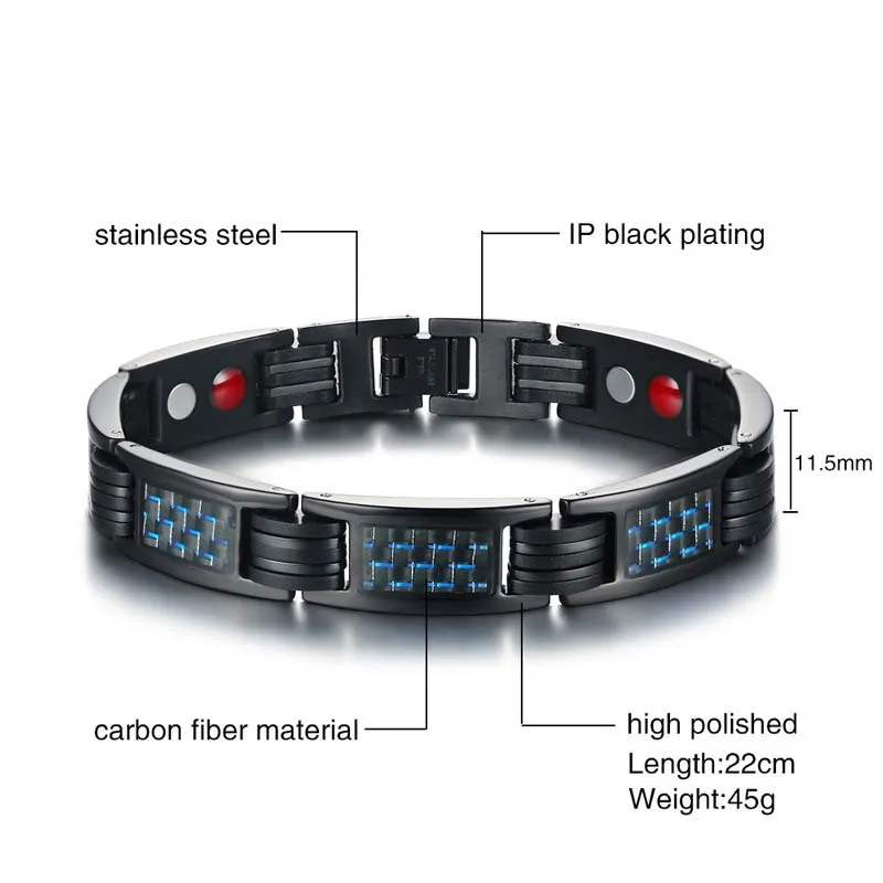 FXM браслет из нержавеющей стали manbracelet Новое поступление IP черный покрытый ювелирный самый популярный браслет для женщин подарок на день рождения