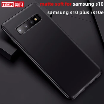 

matte case for samsung s10 plus case soft silicon samsung s10 cover ultra thin s10e protective book MOFi back black slim coque