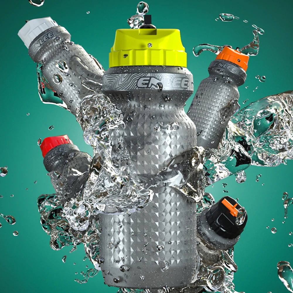 

ENLEE 650ml Cycling Water Bottle Leak-Proof Outdoor Sports Portable Bottle For Bicycle Drinking Running Bike Water Bottle