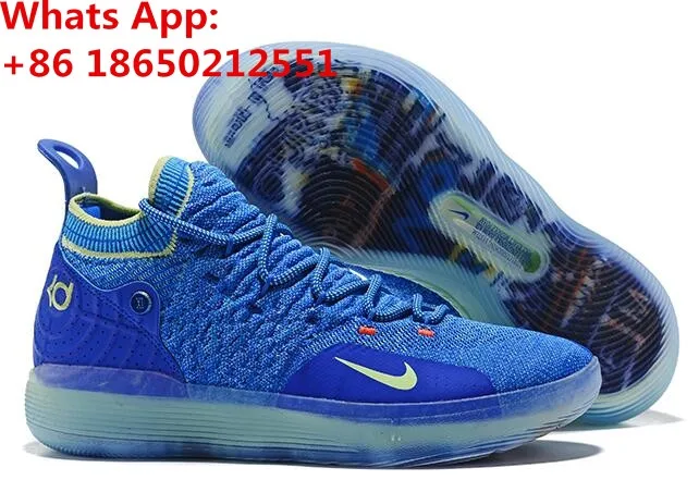 Zoom KD 11 EP XI EYBL Peach jam Hot Punch Кевин Дюрант мужские баскетбольные кроссовки KD11 - Цвет: COLOR (4)