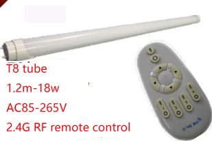 

18W 2.4G RF LED Tube Light 2800-6500k adjustable wifi smart led t8 G13 tube dimmable color temperature and brightness adjustable