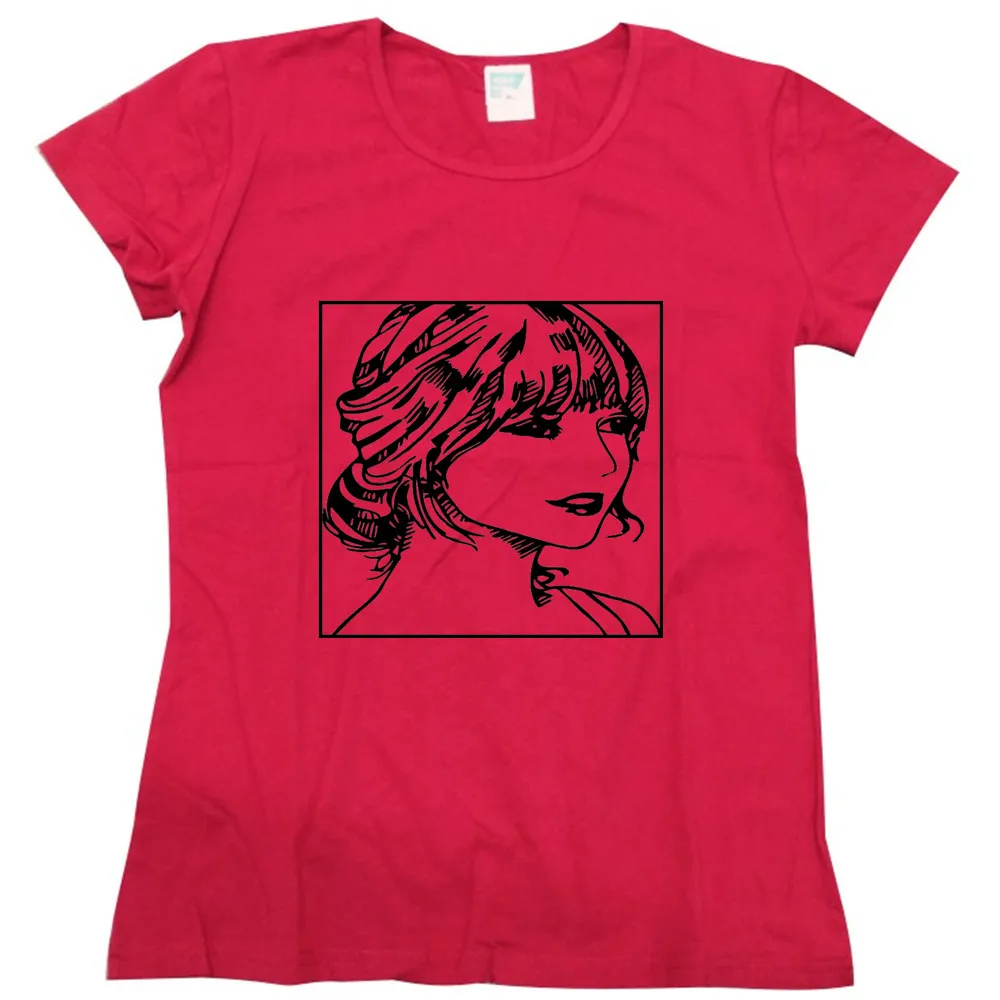 

Harajuku Ms. Short T-Shirt Summer Smiling Temperament Beauty Print Woman upper garment Sexy Casual Funny Women T-Shirt