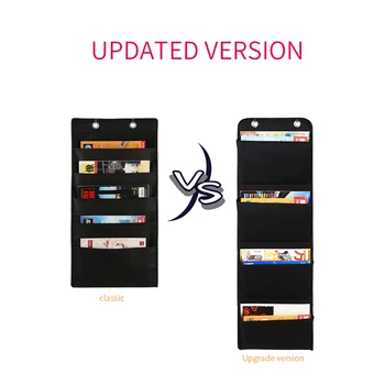 

Hanging Storage Bag Oxford Cloth Storage Pocket Chart Hanging File Holder Cascading Fabric Organizer For Office And School Room