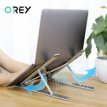 

Portable Laptop Stand Adjustable Support Notebook Base Holder For Macbook Pro Air Tablet Riser Cooling Stand Desk Accessories