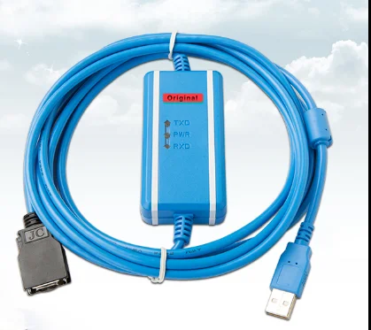 Подходящий CS/CJ/CQM1H/CPM2C ПЛК кабель для программирования USB-CN226 + линия загрузки