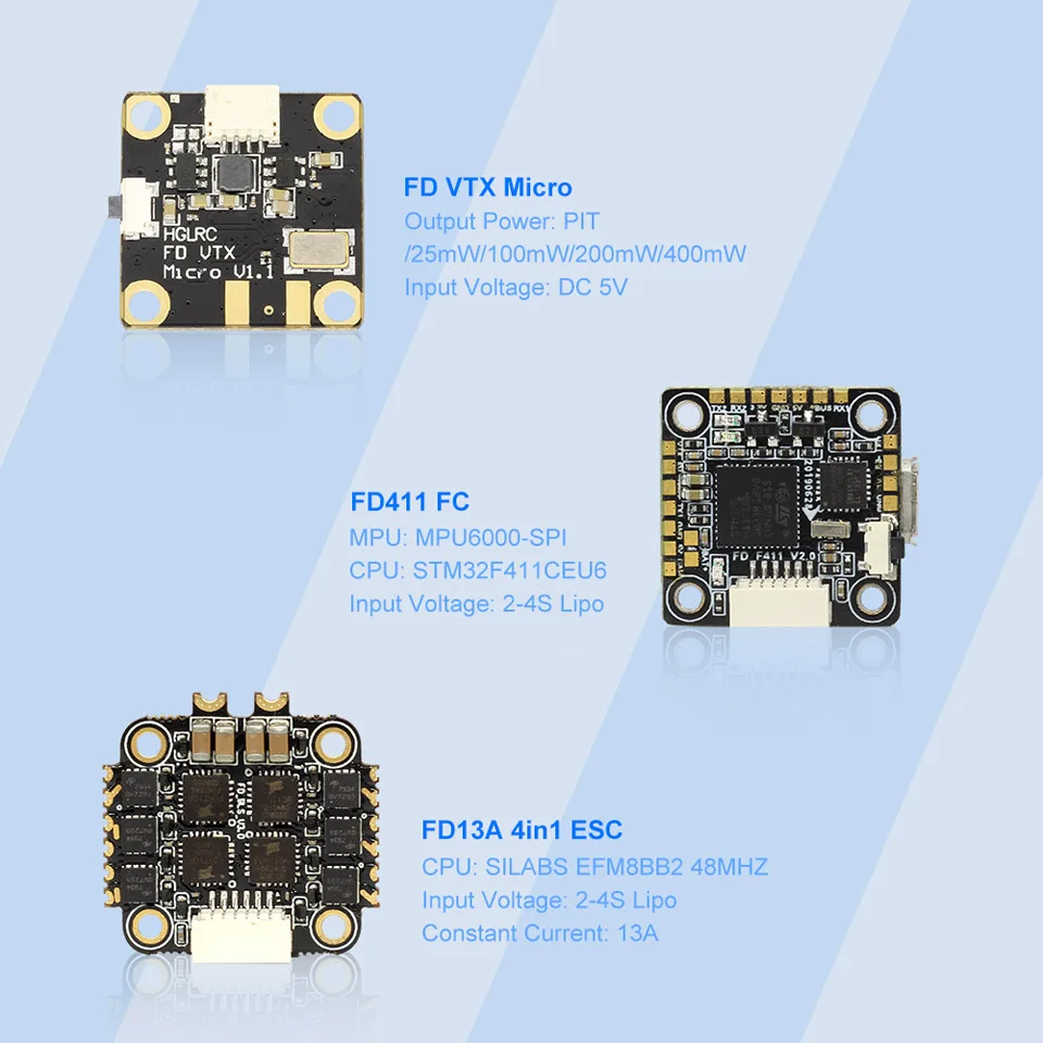 HGLRC зубочистка Parrot120 Pro 2-3S микро FPV Дрон PNP BNF 120 мм Колесная база F411 управление полетом 13A 4в1 ESC 1106 6000KV мотор