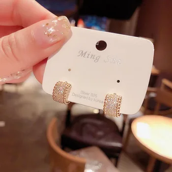 

2020 New Arrival Zinc Alloy Classic Geometric Women Dangle Earrings Small Earrings Fashion Small Simple Elegant Female Jewelry