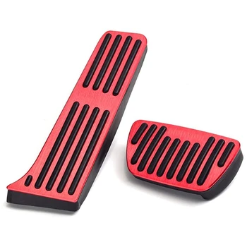 

Aluminum Gas Brake Pedal Cover Foot Pedal Pads Kit for 2018-2020 Camry Rav4 Avalon Lexus ES300 ES350 LS500