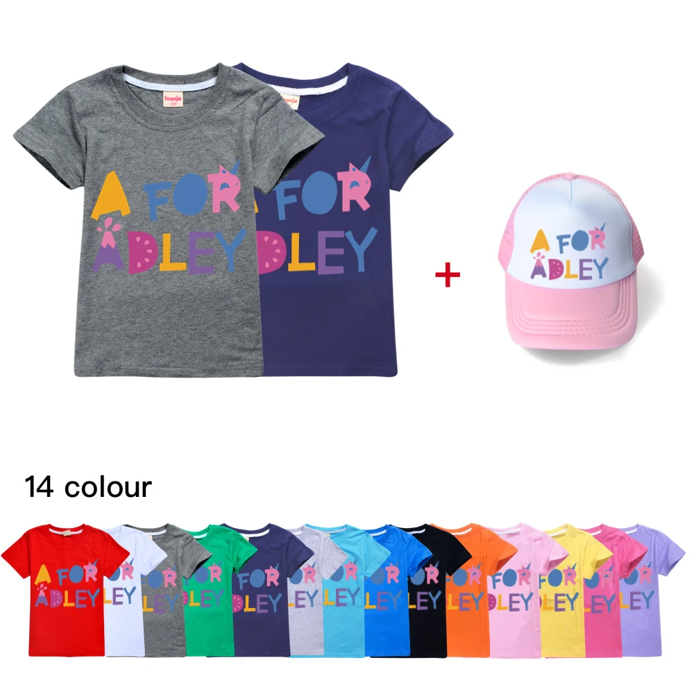 roblox t shirt Kids A for Adley 3D Printed T-shirt Summer Children Cartoon Anime T Shirt Toddler Baby Short Sleeves Tshirt & Baseball Cap Hat christian t shirts
