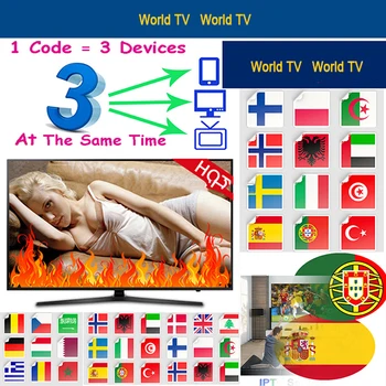 

1=3 devices Spain IPTV m3u for Spanish Portugal Dutch Sweden Israel enigma2 code PC Smart TV Android box no channels included