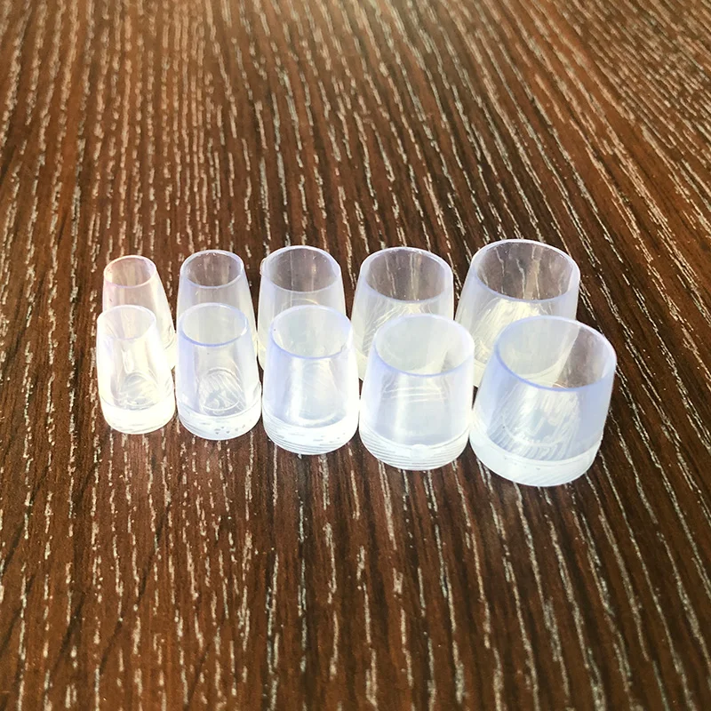 CLEAR 5pairs(5sizes) WELLSTEP 5 пар колпачков на высоком каблуке, защитная обувь на каблуке, обувь со стопперами, запасная часть для ремонта пятки - Цвет: CLEAR 5pairs(5sizes)