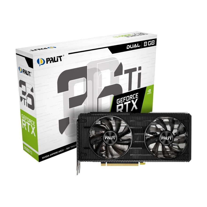 Видеокарта PALIT NVIDIA GeForce RTX 3060 Ti PCIE16 RTX3060TI 8GB LHR PA-RTX3060 TI DUAL 8G | Компьютеры и офис