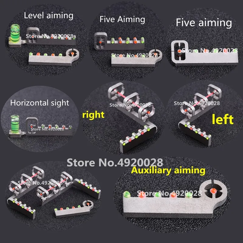 

Slingshot accessories 1 set of slingshot sights horizontal aiming / five aiming / sniping aiming for different slingshots2019
