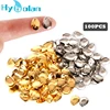 Metal Copper Lure Spoon Fly Fishing Lure Spinner Tackle Willow Blades Smooth DIY Accessories Noise Not Hurt Line Sequin 100pcs ► Photo 2/6