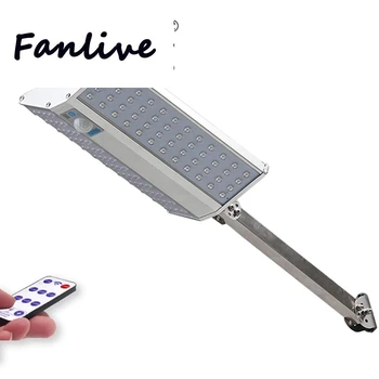 

10pcs 5years Warranty 5000mah Led Solar Light Waterproof 96LLEDs Solar Street Lights PIR Motion Sensor Double Side Solar Light