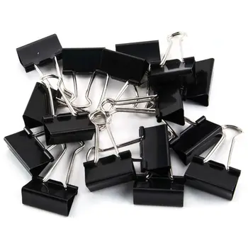 

Binder Clips Paper Clamps Assorted Sizes 100 Count Black X Large Large