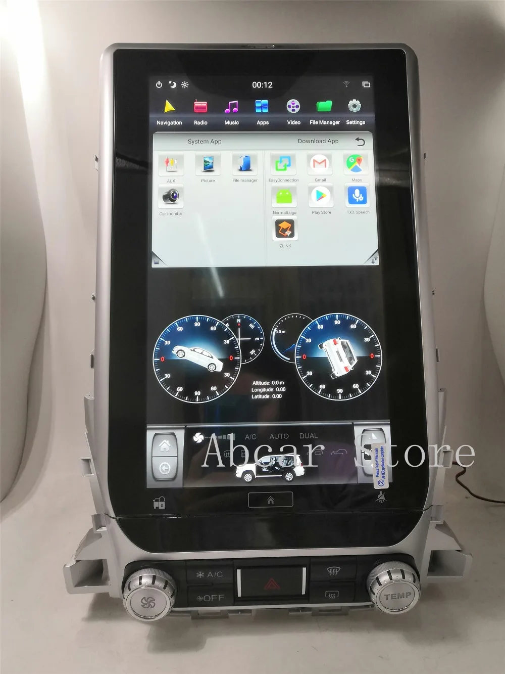 13," Тесла стиль Android 8,1 автомобильный dvd плеер gps навигации для Toyota LAND CRUISER LC200 PX6 CARPLAY радио ips