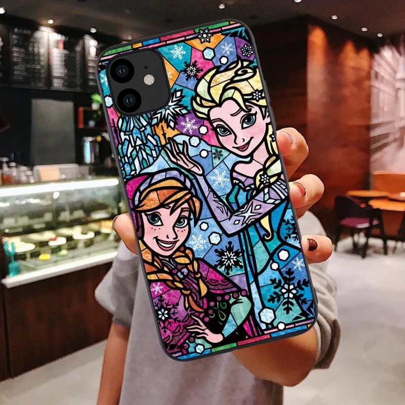 TPU Художественный мягкий чехол для телефона Tinker bells Stitch Белоснежка Принцесса для IPhone X SE 5 5S 6 6S 7 8 Plus XR XS MAX 11 Pro силиконовый чехол - Цвет: TPU