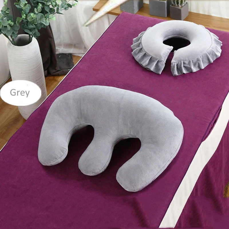 2 шт./компл. подушка для лица + поддержки груди Массажная салона красоты съемный