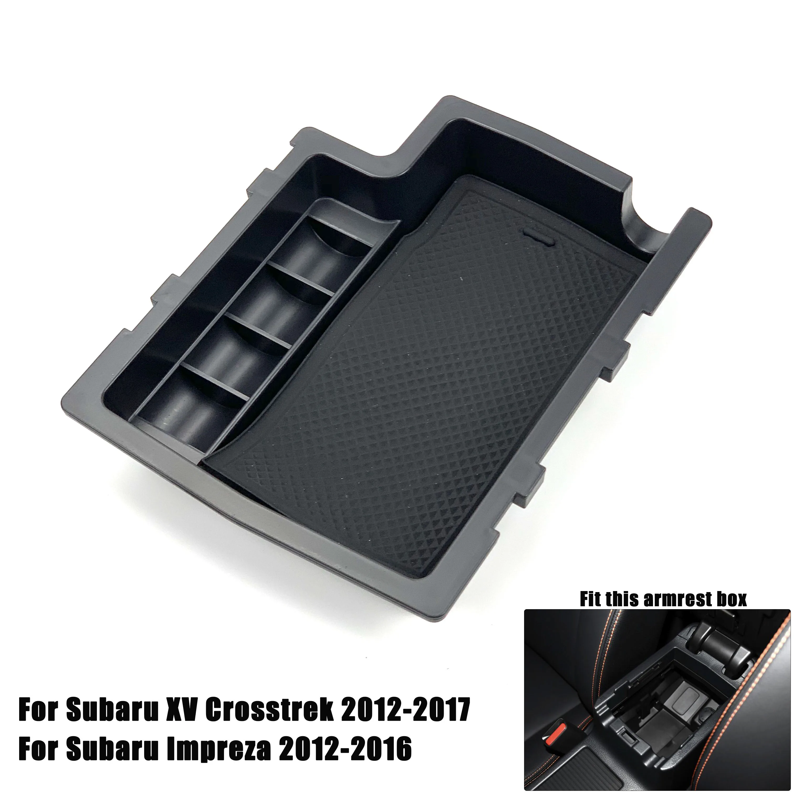 Автомобильный подлокотник коробка для хранения для Subaru XV Crosstrek Impreza Outback Legacy Forester центральная консоль автомобильные аксессуары
