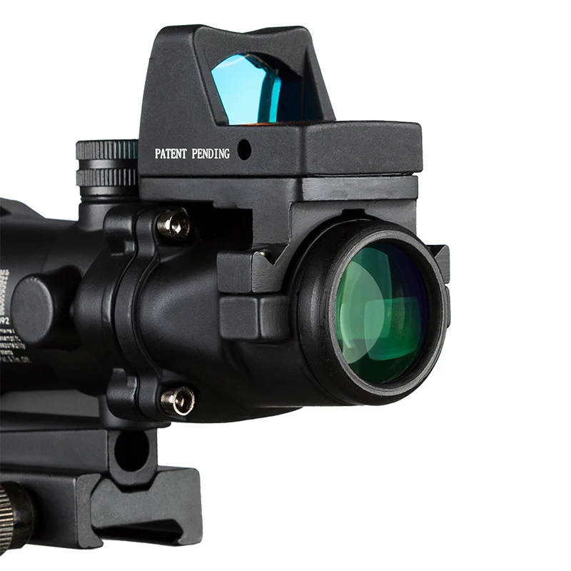 Trijicon ACOG 4x32 оптический прицел для охоты охотничий Airsoft с доктера Mini черный