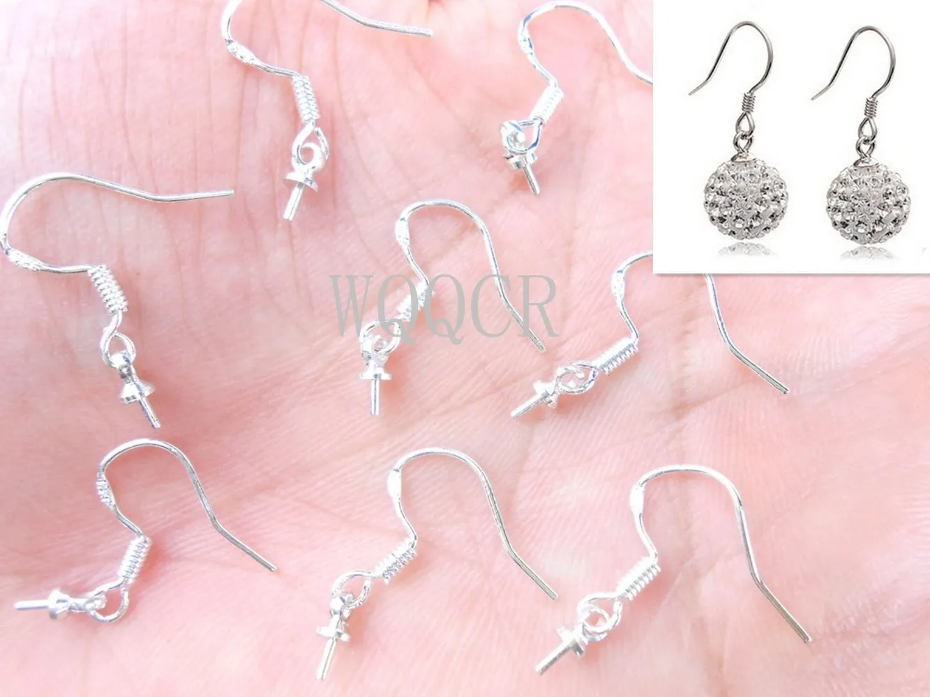 100PC Piercing DIY earrings pendant needle found hook accessories jewelry production | Украшения и аксессуары