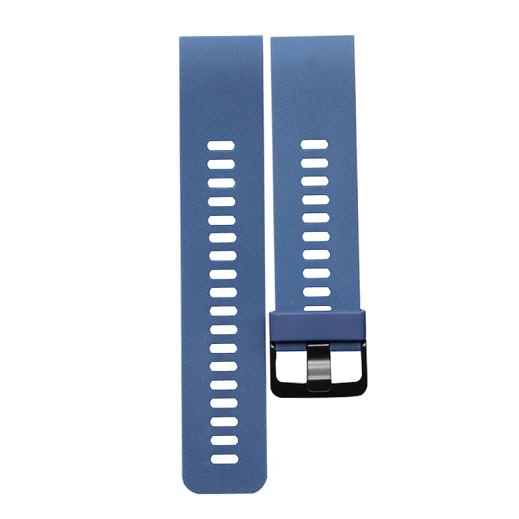Мягкие силиконовые умные часы ремешок для Garmin Forerunner 35 спортивный ремешок для Forerunner30 Замена браслета аксессуары - Цвет: Синий