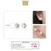 Trustdavis Authentic 925 Sterling Silver Sweet Irregular Baroque Pearl Stud Earrings For Women Wedding Party FIne Jewelry DA1224 ► Photo 2/6