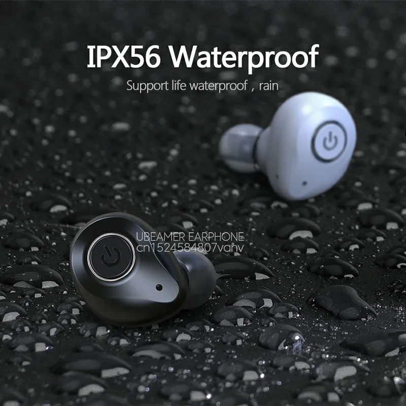 Ubeamer Bluetooth Earphone X6. waterproof True wireless Stereo.Bluetooth 5.0 Headphones for xiaomi redmi Huawei，Christmas gift