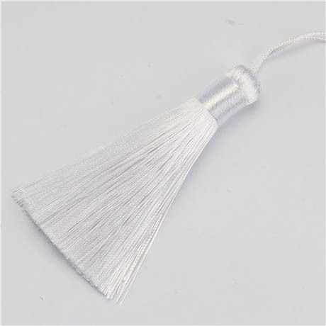 8cm Silk Tassel Pendant Accessories for Jewelry Making Satin Tassel Fringe Trim DIY Earrings Handmade Crafts Findings