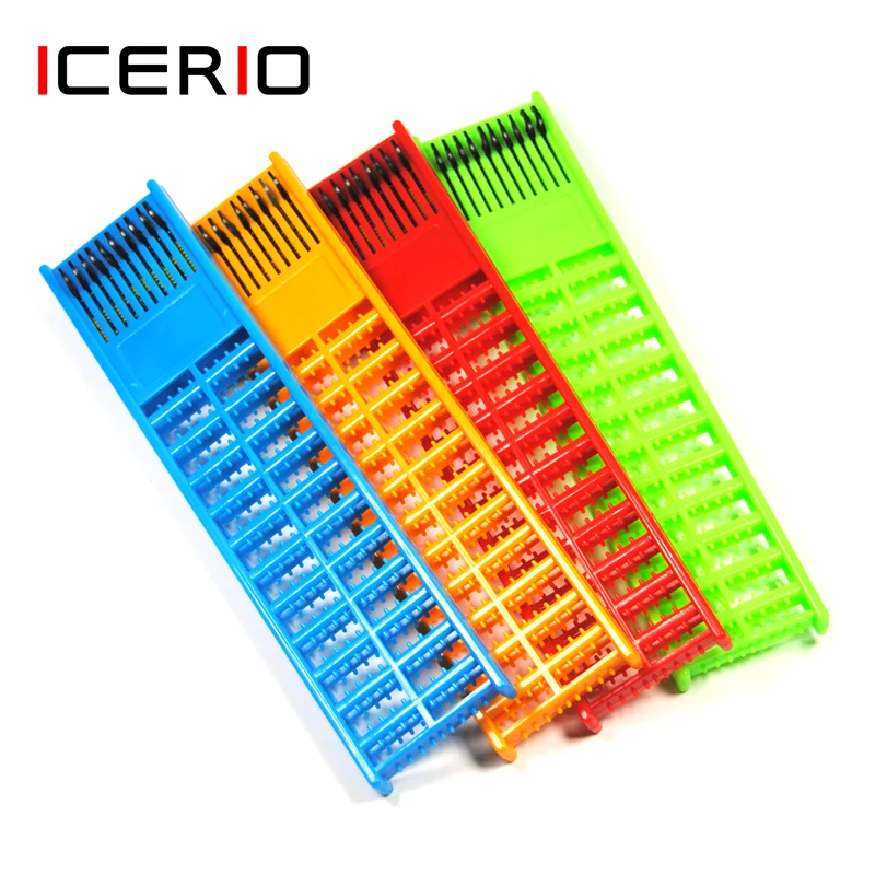 ICERIO Fishing Rig Leader Winder Board Spools Hooks Storage Carp Fly  Fishing Tackle Accessories