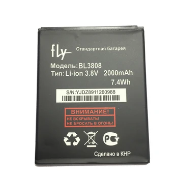 

2000mAh Replacement Battery For Fly IQ456 Iq 456 BL3808 BL 3808 with Track Code