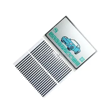 

20 PCS/lot Keychain A9 LCD display + zebra paper for Russian 2-way Starline A9 lcd remote control key chain Fob + flexible cable