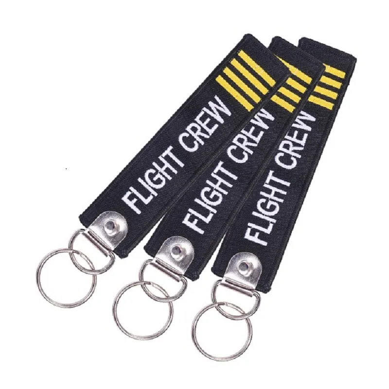 Europe And America mo qi pei-Piece Cool Keychain Hot Sales Amazon Embroidered Key Chain Embroidery Foreign Trade Hot Selling Key