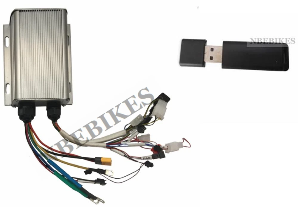 US $111.76 Update MQCON SVMC72  72V  45A  Ebike Motor Controller Kits with NEW UKC1  Display and Alarm ampLock ampBluetooth