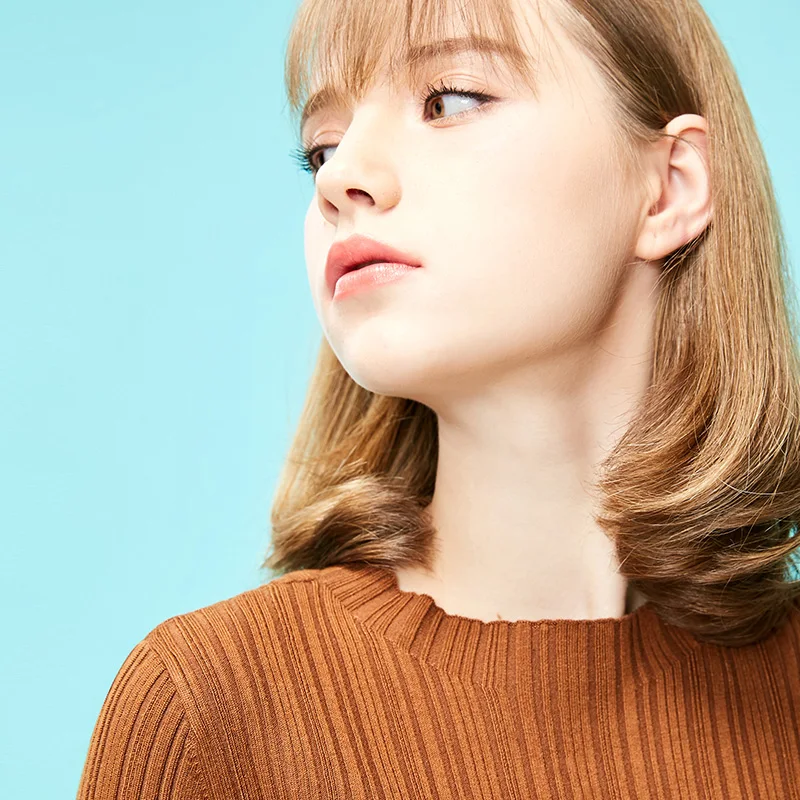 Vero Moda женский облегающий стрейчевый трикотажный свитер в рубчик | 319124525