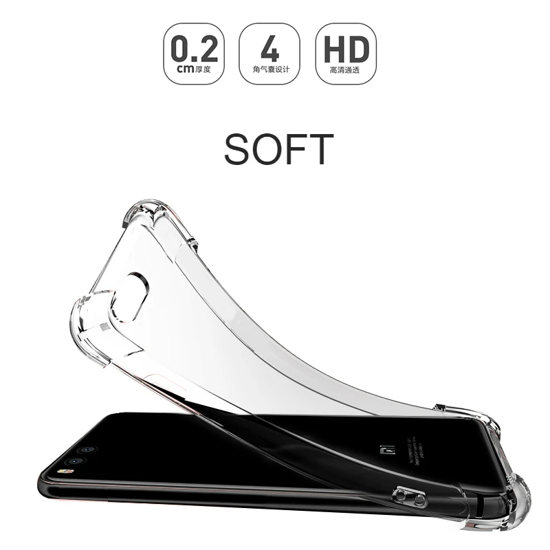 Прозрачный прочный армированный чехол для телефона чехол для Xiaomi mi 9 9SE 8 SE lite 5X A1 6X A2 Lite Red mi GO Примечание 7 5 6 5A Pro 6 6A 6Pro S2 5A 5 Plus TPU Защитный чехол