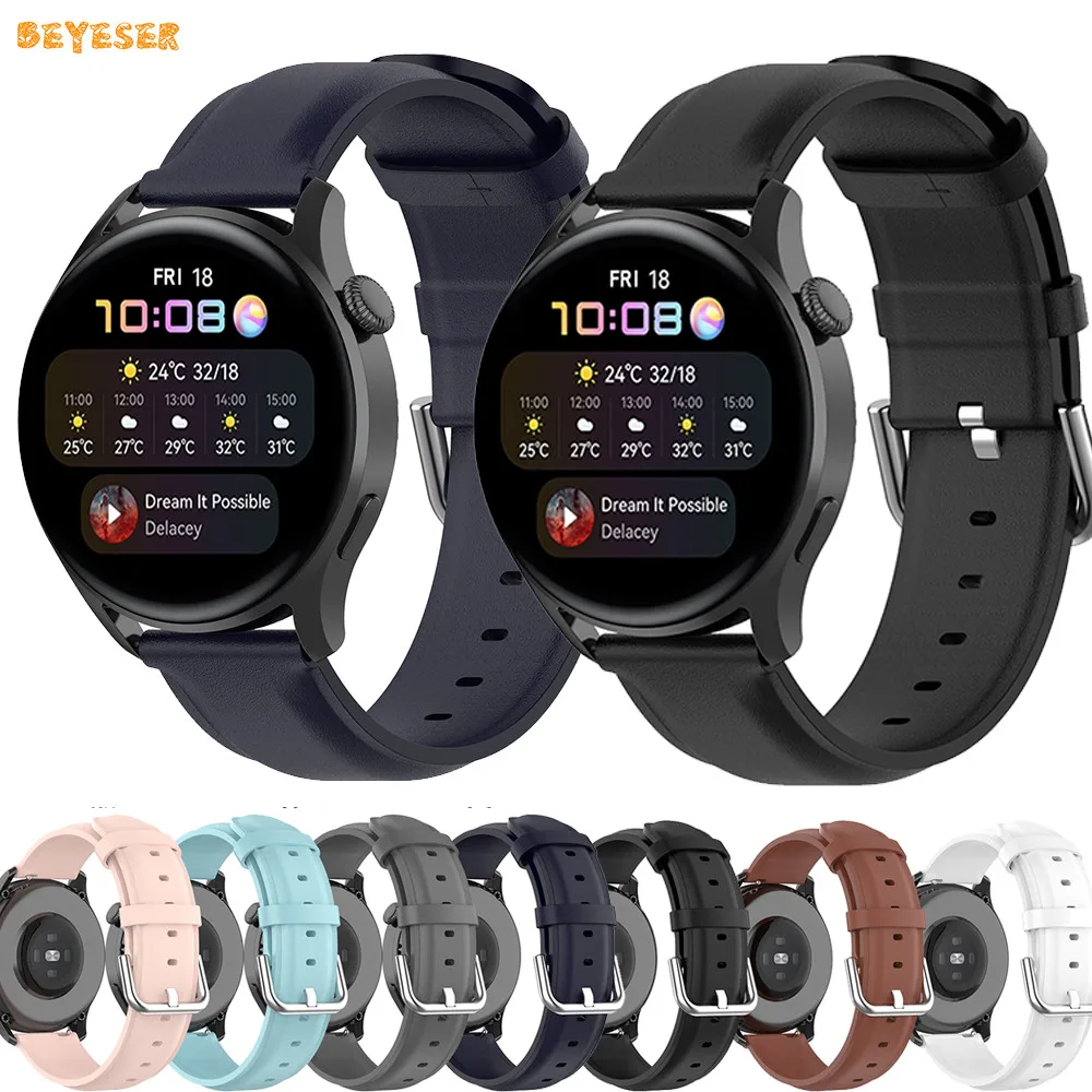 

Soft Leather Watch Strap For Huawei Watch 3 Pro Smartwatch Replacement Watchband For Huawei Watch GT 2/2 Pro Wristband Bracelet