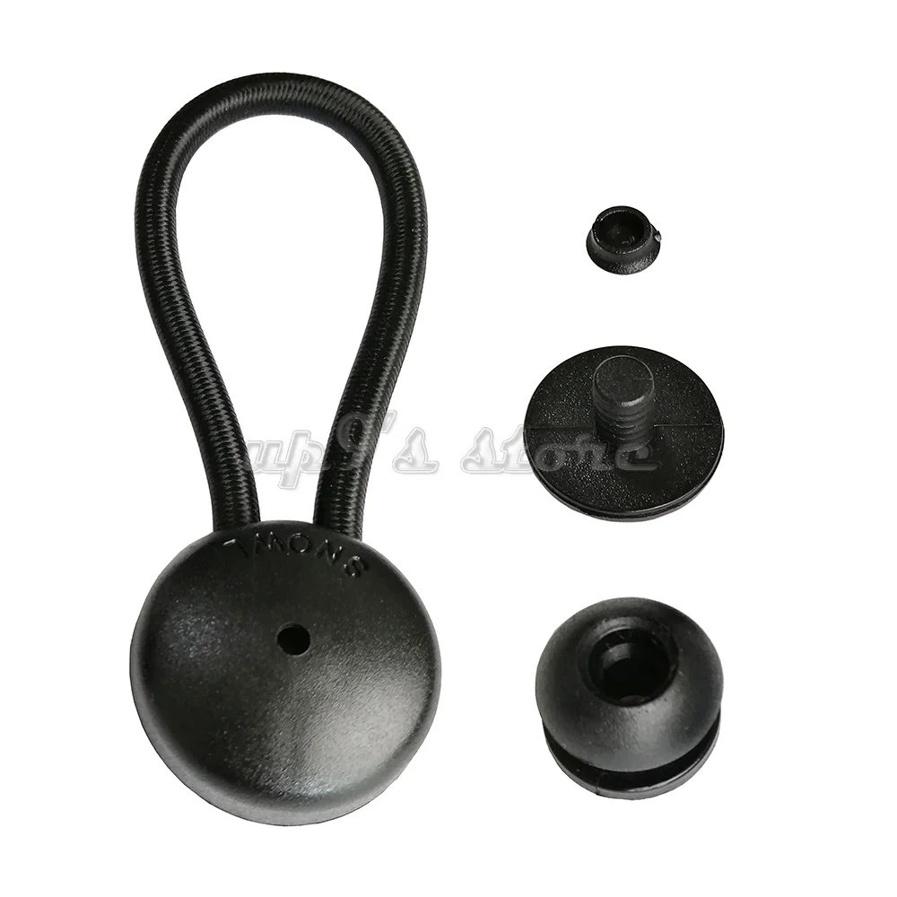 Black 6 sets 6 или 10 комплектов шок Банджи шнур клип Bungee петля с металлической ручки тянуть галстук вниз брезент холст ручки для морской лодки для грузовых автомобилей, RV крышки - Цвет: Black 6 sets