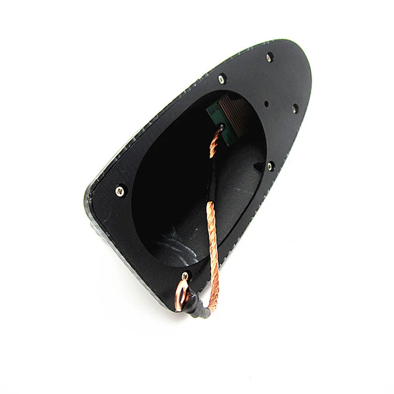 Carbon Fiber Car Shark Fin Antenna Shark Fin Roof FM AM Radio Aerial Car Decoration Car Accessories Auto Exterior Parts