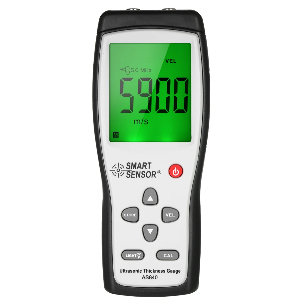 

SMART SENSOR AS840 Width Measuring Instruments Ultrasonic Thickness Gauge Handheld LCD Digital Thickness Tester Depth Meter tool