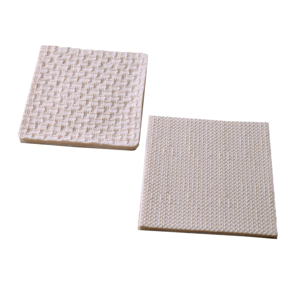 Трикотажная текстура форма пищевого класса силиконовая помадка шоколадное