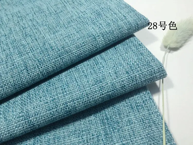 QUANFANG твердый Коло Полиэстер Хлопок Лен ткань для лоскутного шитья, DIY шитье, диван, занавес ткань мебель покрывало половина метра