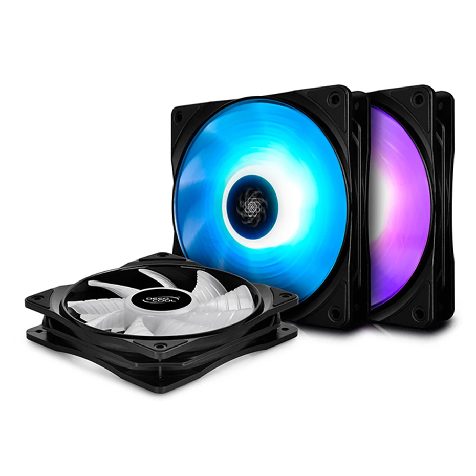 Вентилятор DEEPCOOL 5 в 1 3 RF120M 120 мм 12 В/4 контакта RGB подсветка тихие вентиляторы для