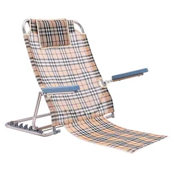 Cama reclinable ajustable multifuncional, alfombra con respaldo, respaldo para césped, viaje de Picnic para pacientes de enfermería