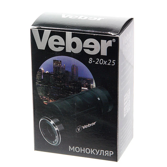 Монокуляр Veber 8–20x25, черный